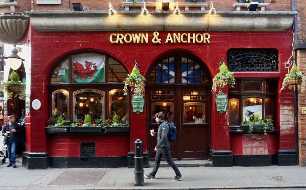 crown and anchor pub in London