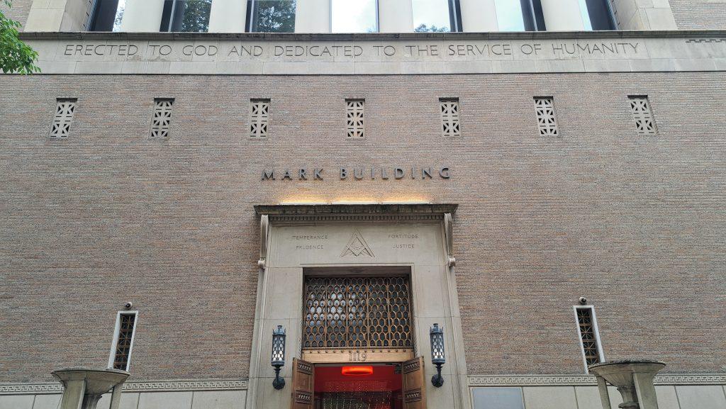 mark building portland stoic virtues