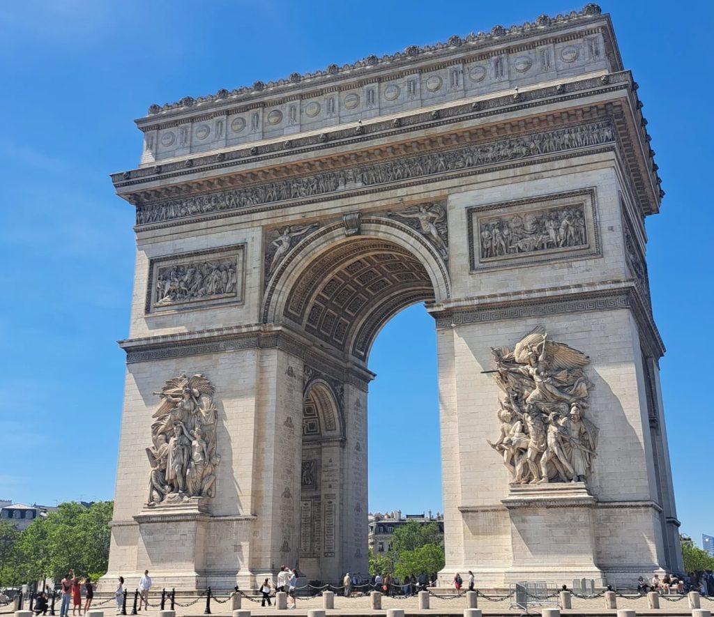 arc de triomphe, paris, france